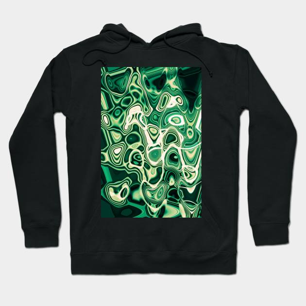 Malachite Kaleidoscope Hoodie by Debra Cox 